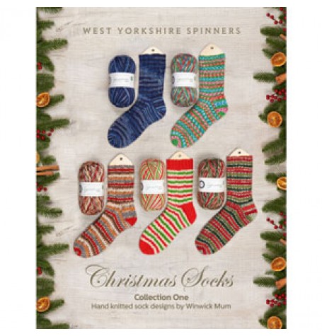 West Yorkshire Spinners Christmas Socks Collection One by Winwick Mum